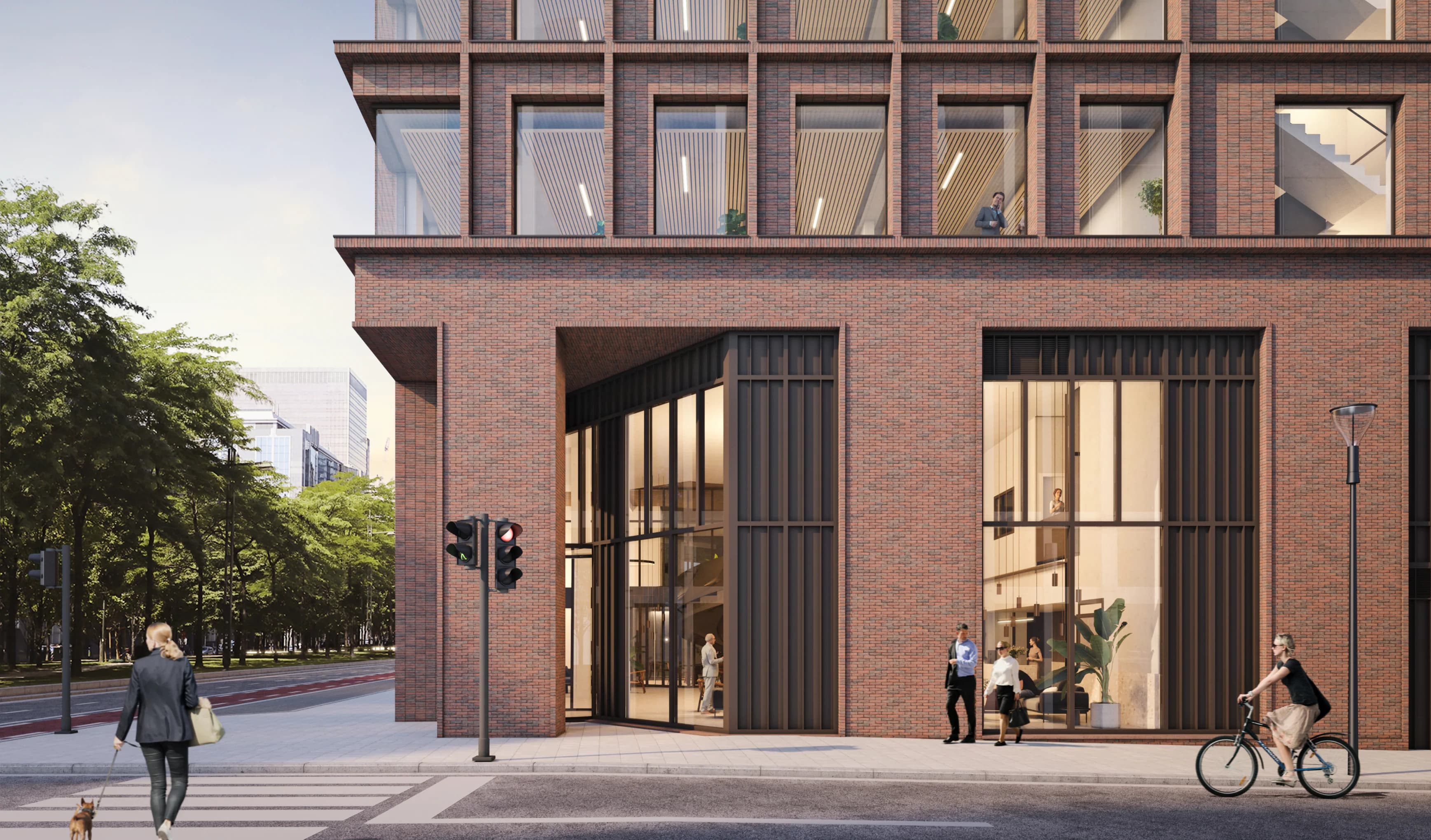 View of The Arch entrance from the street